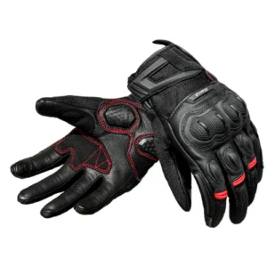 Raida AirWave Motorcycle Gloves  Red