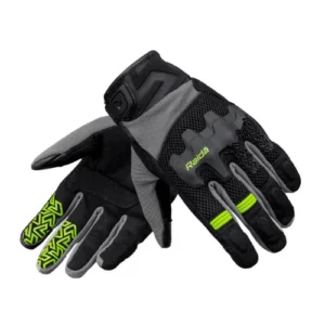 Raida Drift Motorcycle Gloves Hi-Viz