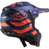 LS2 MX700 Subverter Evo Cargo Matt Blue Fluo Orange - Image 2