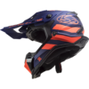 LS2 MX700 Subverter Evo Cargo Matt Blue Fluo Orange - Image 3