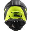 LS2 MX436 Pioneer Evo Router Matt Black Fluorescent Yellow - Image 3