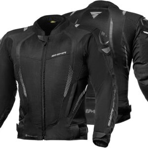 Shima Mesh Pro Black Riding Jacket