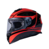 LS2 FF800 Storm II Dodger Black Hi Viz Orange Gloss - Image 2