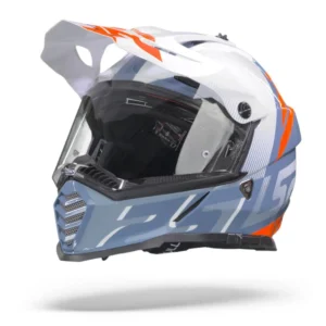 LS2 MX436 Pioneer Evo Evolve Gloss White Cobalt Blue
