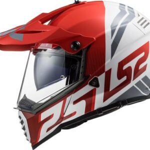 LS2 MX436 Pioneer Evo Evolve Matt Red White