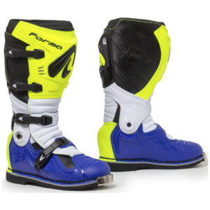 Forma Terrain Evolution TX Riding Boots YELLOW WHITE BLUE